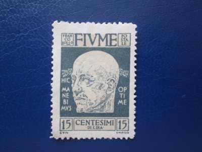 TIMBRE ITALIA POSTA FIUME foto