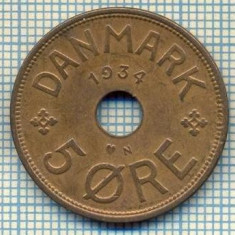 6225 MONEDA - DANEMARCA (DANMARK) - 5 ORE - ANUL 1934 -starea care se vede