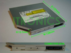 Unitate optica laptop DVD-RW SATA Toshiba Samsung TS-L633F TS-L633 foto