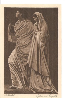 CPI (B5268) CARTE POSTALA - ANSELM FEUERBACH - ORPHEUS SI EURIDIKE, VERLAG foto