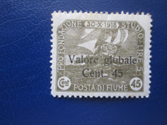 TIMBRE FIUME 1918 MNH foto