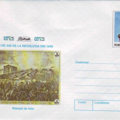 Revolutia din 1848, EFIRO, Stampa de Isler, intreg postal necirculat, 1998