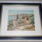 Tablou - print acuarela - Sat micut langa mare