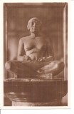 CPI (B5270) CARTE POSTALA - LOUVRE, ANTICHITATI EGIPTENE, SCRIBE ACCROUPI, Necirculata, Fotografie