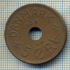 6223 MONEDA - DANEMARCA (DANMARK) - 5 ORE - ANUL 1934 -starea care se vede