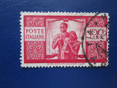 TIMBRE ITALIA 1946 foto