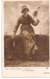 CPI (B5273) CARTE POSTALA - LOUVRE,J.F. MILLET - FATA TORCAND, FURCA, FUS