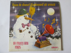 RAR! VINIL SINGLE COMANDA SPECIALA ELECTRECORD,,LA MULTI ANI&amp;quot;1985 foto