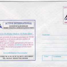 Reclama - Active International, intreg postal necirculat, 1998