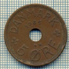 6213 MONEDA - DANEMARCA (DANMARK) - 5 ORE - ANUL 1934 -starea care se vede