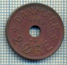 6234 MONEDA - DANEMARCA (DANMARK) - 2 ORE - ANUL 1936 -starea care se vede
