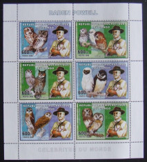 CONGO 2006 - SCUTISM, BADEN POWELL 1 M/SH DANTELATA, NEOBLITERATA - E3179 foto