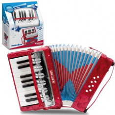 Acordeon din lemn cu 17 taste Bontempi foto