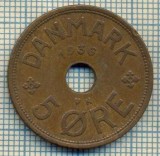 6269 MONEDA - DANEMARCA (DANMARK) - 5 ORE - ANUL 1936 -starea care se vede, Europa