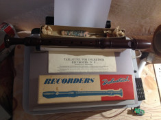 VINTAGE FLUIER RECORDERS Dolmetsch AN 1949 NOU! foto