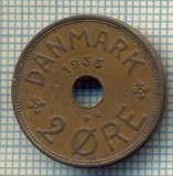 6236 MONEDA - DANEMARCA (DANMARK) - 2 ORE - ANUL 1936 -starea care se vede, Europa