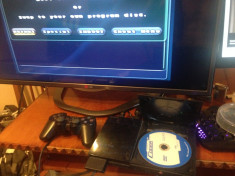 Playstation 2 SLIM SCPH-90004 MODAT card 64Mb plus 144 de jocuri foto