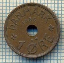 6281 MONEDA - DANEMARCA (DANMARK) - 1 ORE - ANUL 1936 -starea care se vede