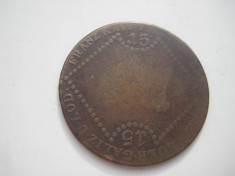 Moneda Austria 15 kreutzer 1807-bronz. foto