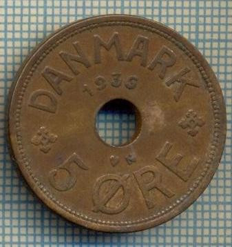 6258 MONEDA - DANEMARCA (DANMARK) - 5 ORE - ANUL 1936 -starea care se vede foto