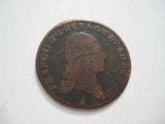 Moneda Austria Franciscus-1kreutzer-1800-bronz. foto