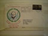 F D C - ANGLIA - COMEMORATIV , WINSTON CHURCHILL [ MAY 24th 1965 ] CIRCULAT
