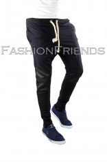 Pantaloni de trening tip ZARA bleumarin - pantaloni barbati -cod 4965 foto