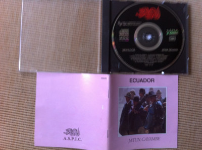 ecuador Jatun Cayambe cd disc muzica latino america latin folclor mapa texte vg+ foto