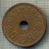 6265 MONEDA - DANEMARCA (DANMARK) - 5 ORE - ANUL 1936 -starea care se vede, Europa