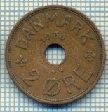 6239 MONEDA - DANEMARCA (DANMARK) - 2 ORE - ANUL 1936 -starea care se vede, Europa