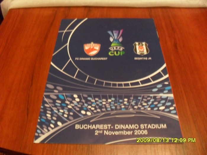 program Dinamo - Besiktas Istanbul