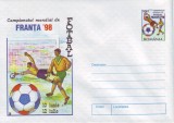 Sport, Campionatul Mondial de Fotbal Franta 1998, intreg postal necirculat