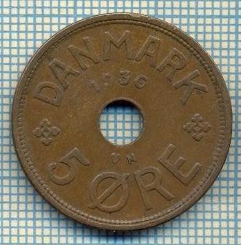 6256 MONEDA - DANEMARCA (DANMARK) - 5 ORE - ANUL 1936 -starea care se vede foto