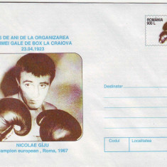 Sport, Box, Nicolae Giju, intreg postal necirculat, 1998