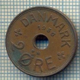 6252 MONEDA - DANEMARCA (DANMARK) - 2 ORE - ANUL 1936 -starea care se vede foto