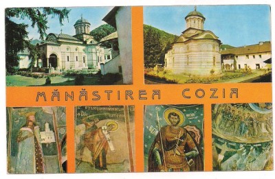 % carte postala (ilustrata)-VALCEA-Manastirea Cozia foto