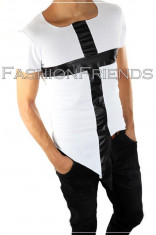 Tricou tip ZARA - tricou barbati - tricou slim fit - tricou fashion - 4981 foto