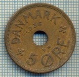 6263 MONEDA - DANEMARCA (DANMARK) - 5 ORE - ANUL 1936 -starea care se vede, Europa