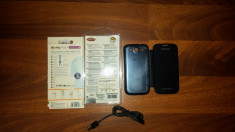 1. Husa Flip Cover, cablu de date, folie, Micro Sim Adapter SAMSUNG I9300 S3 foto