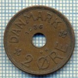 6254 MONEDA - DANEMARCA (DANMARK) - 2 ORE - ANUL 1936 -starea care se vede, Europa