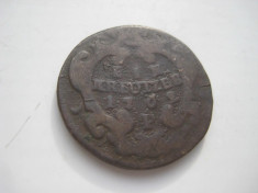 Moneda Austria 1kreutzer 1702-bronz foto