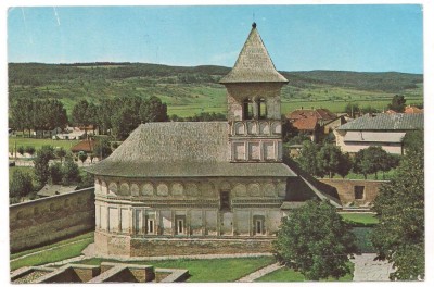 % carte postala (ilustrata)-MEHEDINTI-Manastirea Strehaia foto