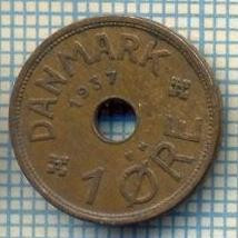 6320 MONEDA - DANEMARCA (DANMARK) - 1 ORE - ANUL 1937 -starea care se vede foto