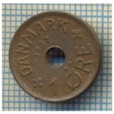 6299 MONEDA - DANEMARCA (DANMARK) - 1 ORE - ANUL 1937 -starea care se vede