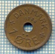 6302 MONEDA - DANEMARCA (DANMARK) - 1 ORE - ANUL 1938 -starea care se vede
