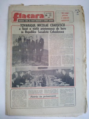 Ziarul FLACARA - vineri, 19 mai 1989 foto