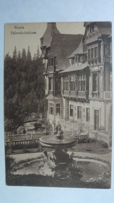 SINAIA - CASTELUL PELES - SEPIA - EDITURA GERMANA - INCEPUT DE 1900 foto mare SINAIA - CASTELUL PELES - SEPIA - EDITURA GERMANA - INCEPUT DE 1900 foto mare