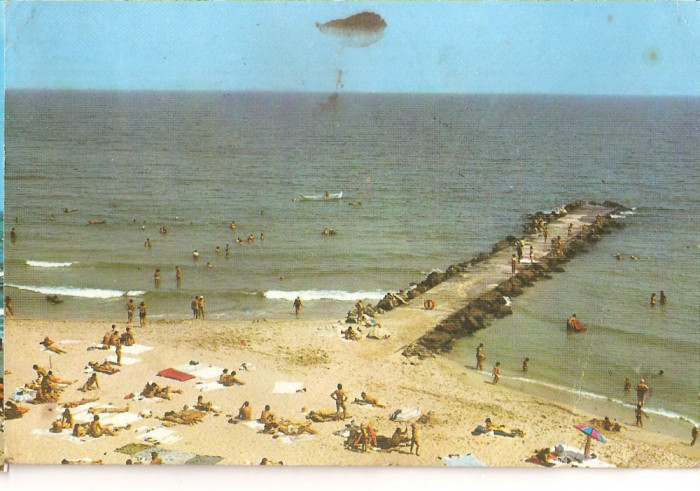 CPI (B5306) CARTE POSTALA - EFORIE NORD - PLAJA, CIRCULATA, 1981