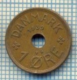 6301 MONEDA - DANEMARCA (DANMARK) - 1 ORE - ANUL 1939 -starea care se vede, Europa