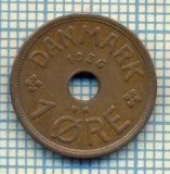 6294 MONEDA - DANEMARCA (DANMARK) - 1 ORE - ANUL 1936 -starea care se vede, Europa